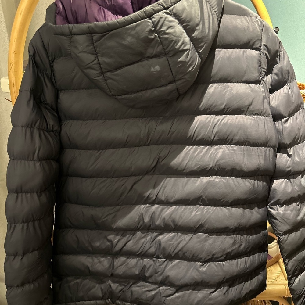 Mountain Warehouse Black and Purple Puffer Jacket - Picture 4 of 4